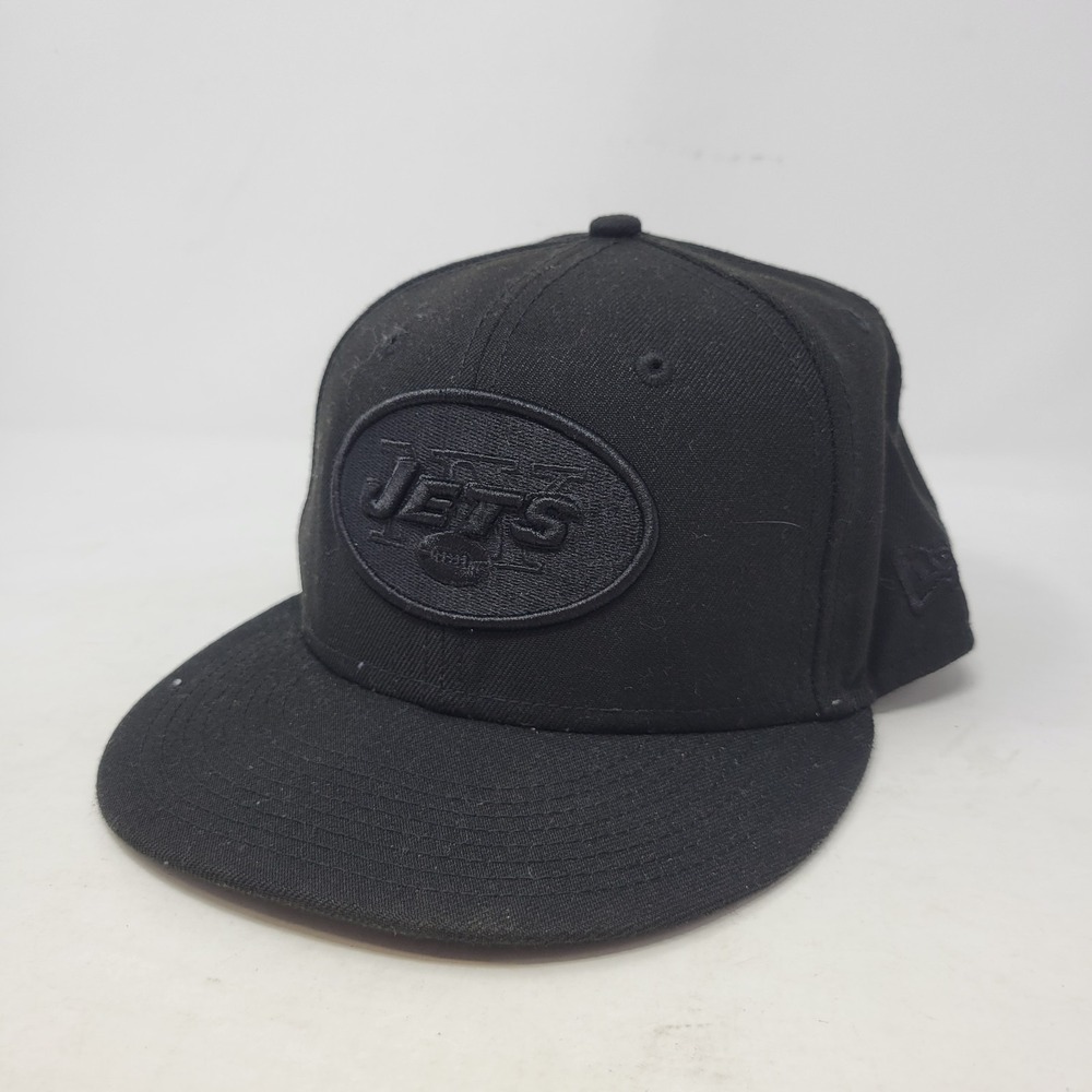 New Era NFL 59FIFTY Low Profile Hat New York Jets Black on Black